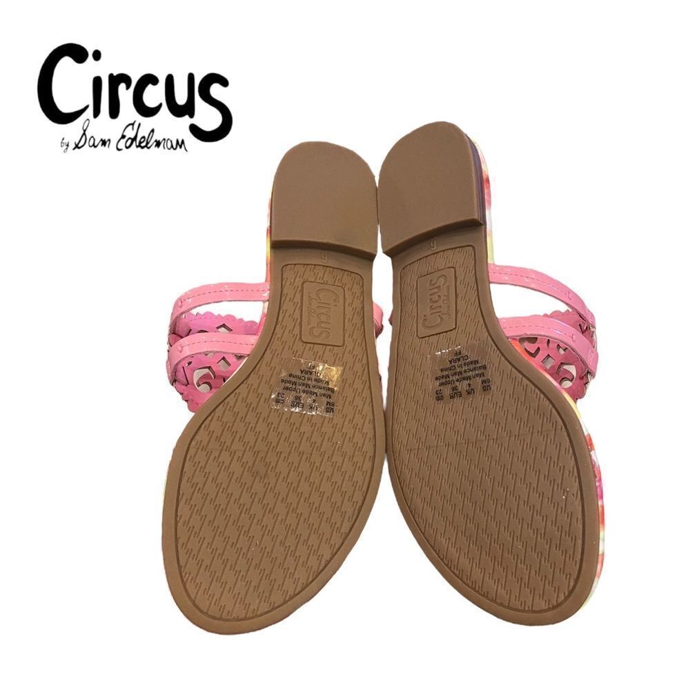 NEW in Box Circus Sam Edelman Clara Flamingo Pink Slide Sandals 6 - Picture 6 of 6